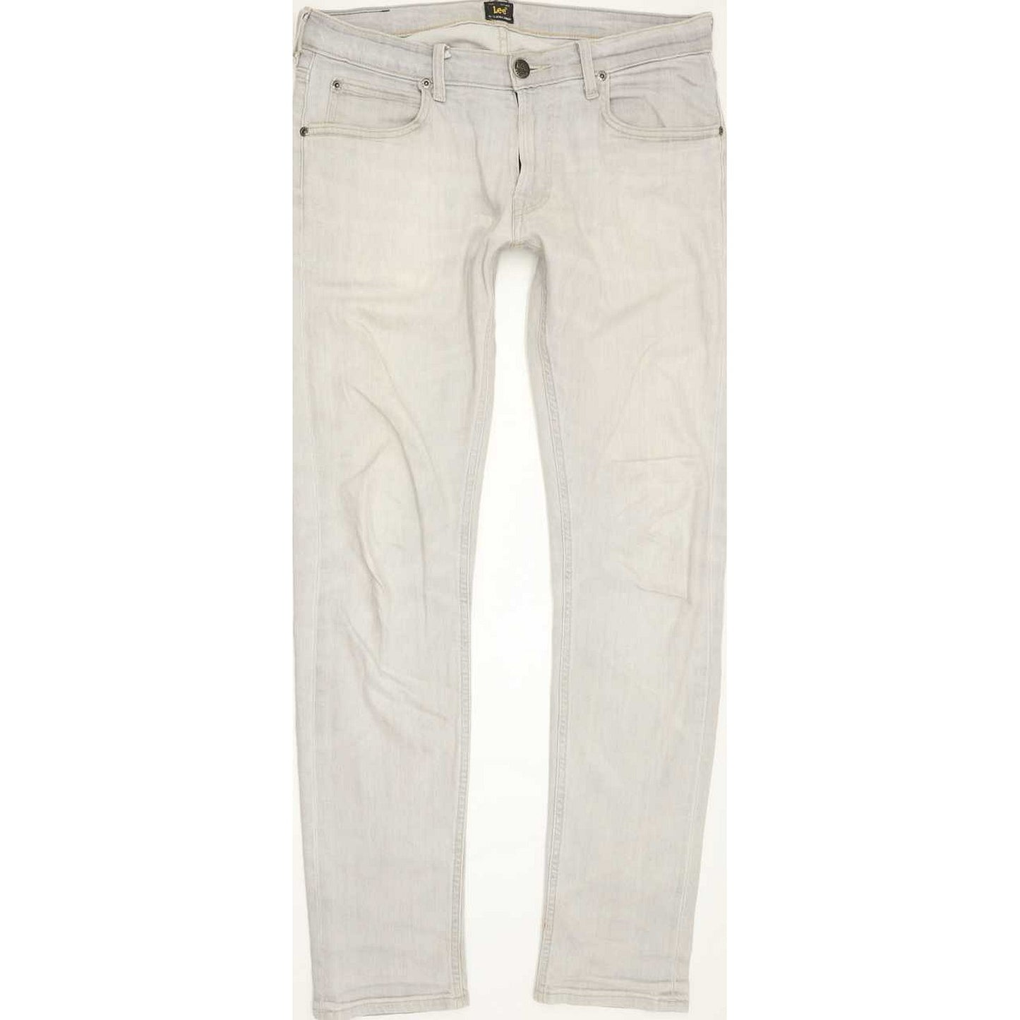 Lee Luke Men Grey Skinny Slim Stretch Jeans W31 L31
