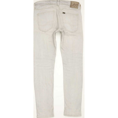 Lee Luke Men Grey Skinny Slim Stretch Jeans W31 L31