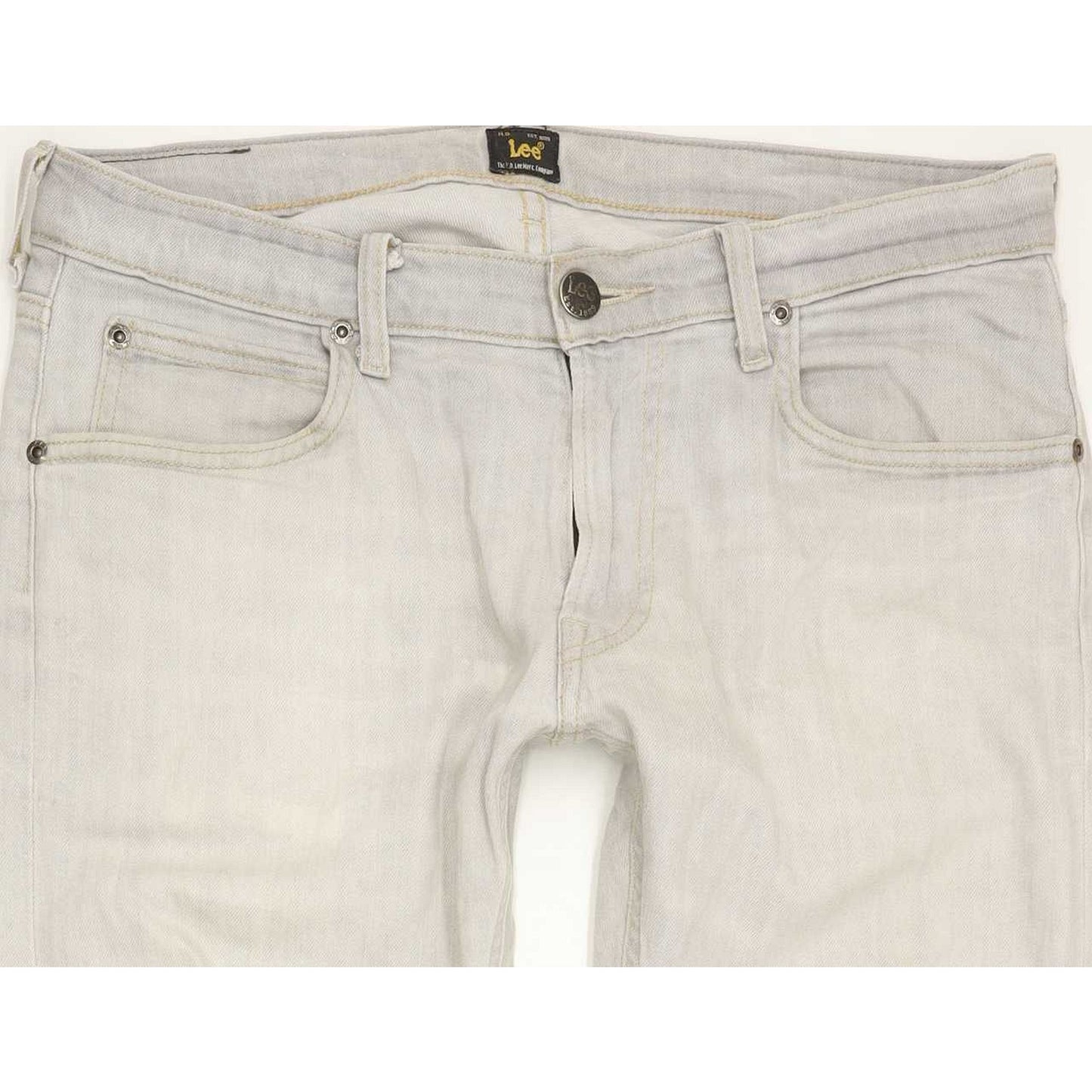 Lee Luke Men Grey Skinny Slim Stretch Jeans W31 L31