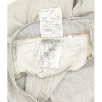 Lee Luke Men Grey Skinny Slim Stretch Jeans W31 L31
