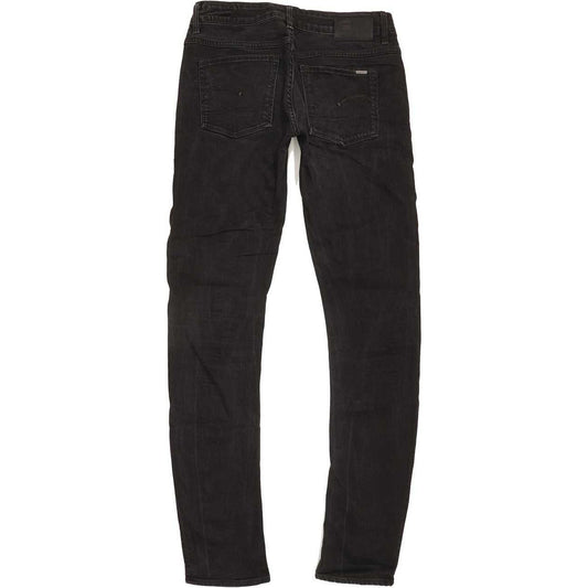G-Star 3301 Women Black Skinny Slim Stretch Jeans W27 L32