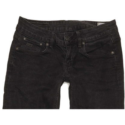 G-Star 3301 Women Black Skinny Slim Stretch Jeans W27 L32