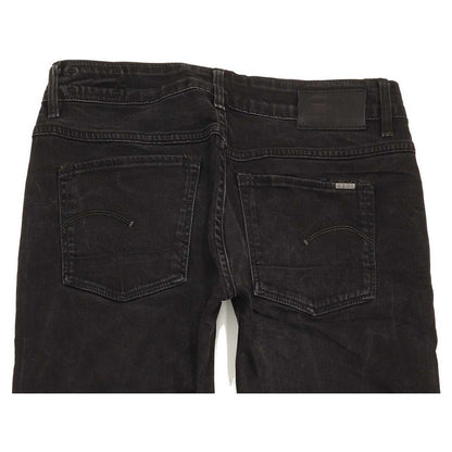 G-Star 3301 Women Black Skinny Slim Stretch Jeans W27 L32