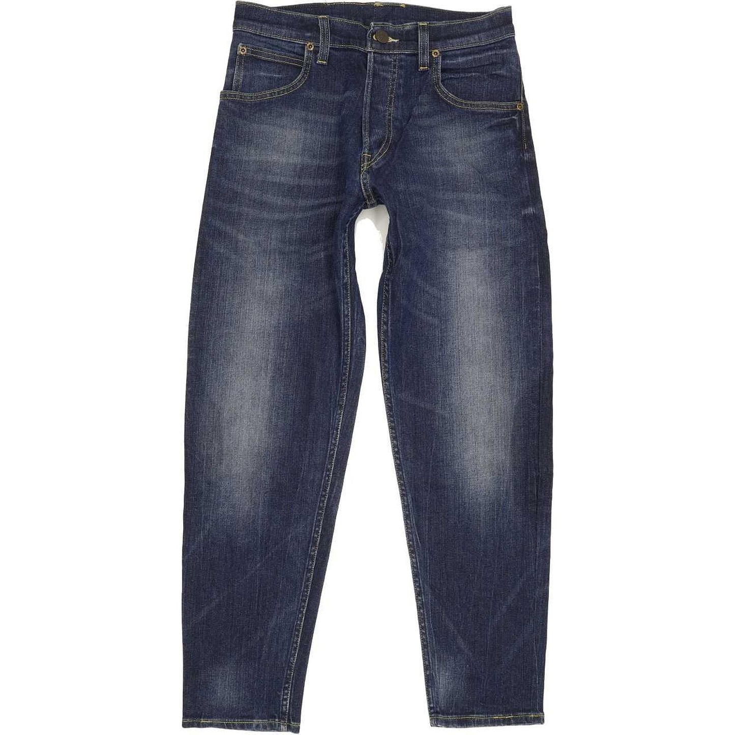Lee Chase Men Blue Tapered Regular Stretch Jeans W31 L28