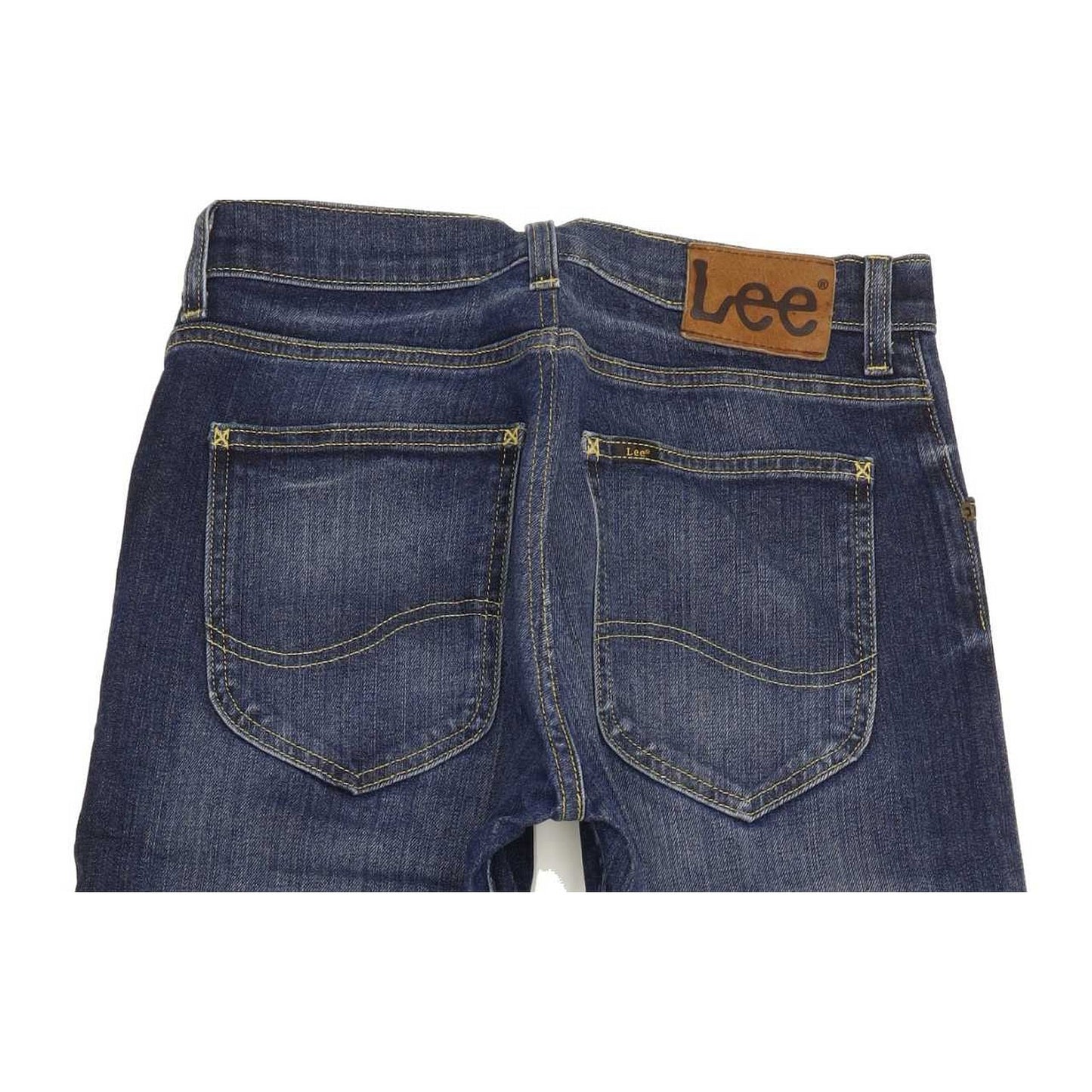 Lee Chase Men Blue Tapered Regular Stretch Jeans W31 L28