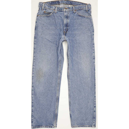 Levi's 505 Men Blue Straight Regular Jeans W38 L30