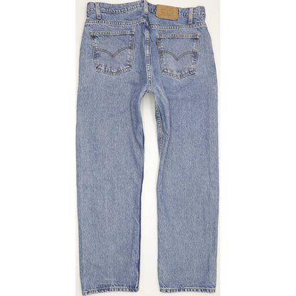 Levi's 505 Men Blue Straight Regular Jeans W38 L30