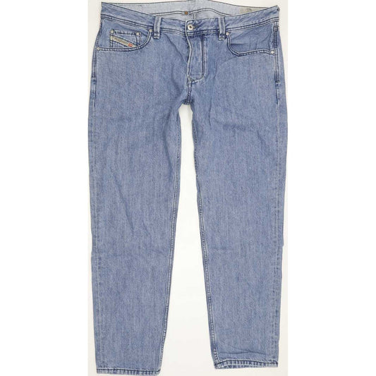 Diesel Larkee-Beex 084HF Men Blue Tapered Regular Jeans W36 L29