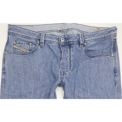 Diesel Larkee-Beex 084HF Men Blue Tapered Regular Jeans W36 L29