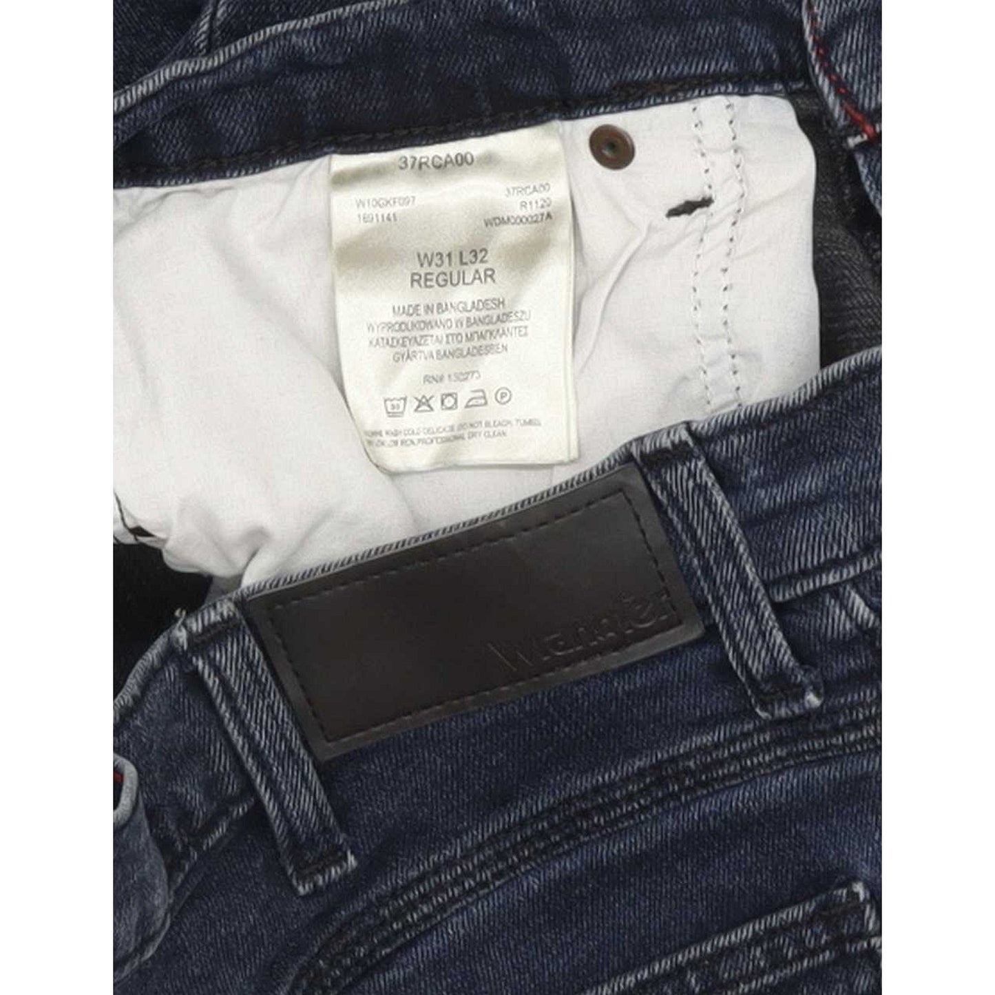 Wrangler Men Blue Straight Regular Stretch Jeans W31 L31