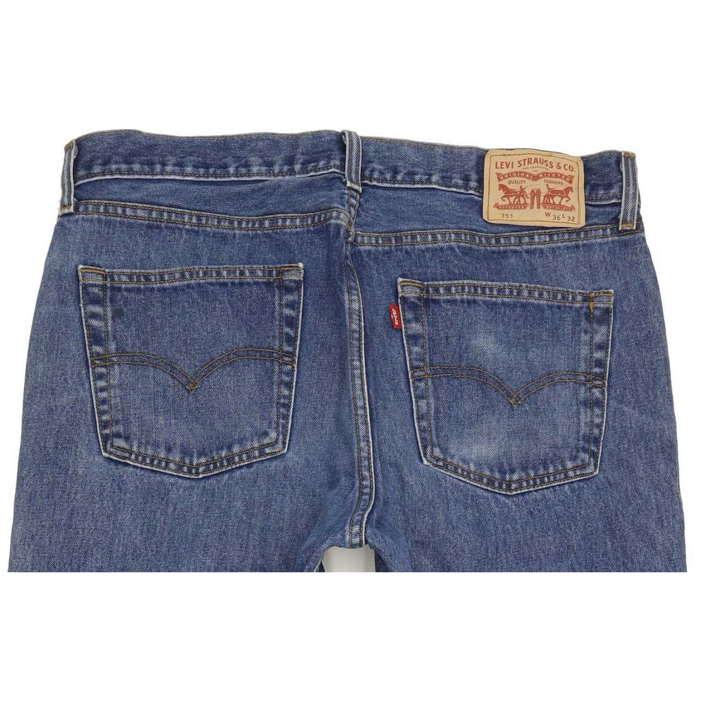 Levi's 751 Men Blue Straight Regular Jeans W36 L31