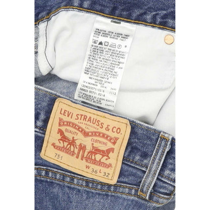 Levi's 751 Men Blue Straight Regular Jeans W36 L31