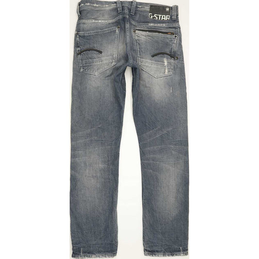 G-Star Attacc Men Blue Straight Regular Jeans W33 L32