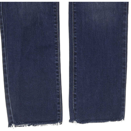 Levi's 714 Women Blue Straight Slim Stretch Jeans W25 L27