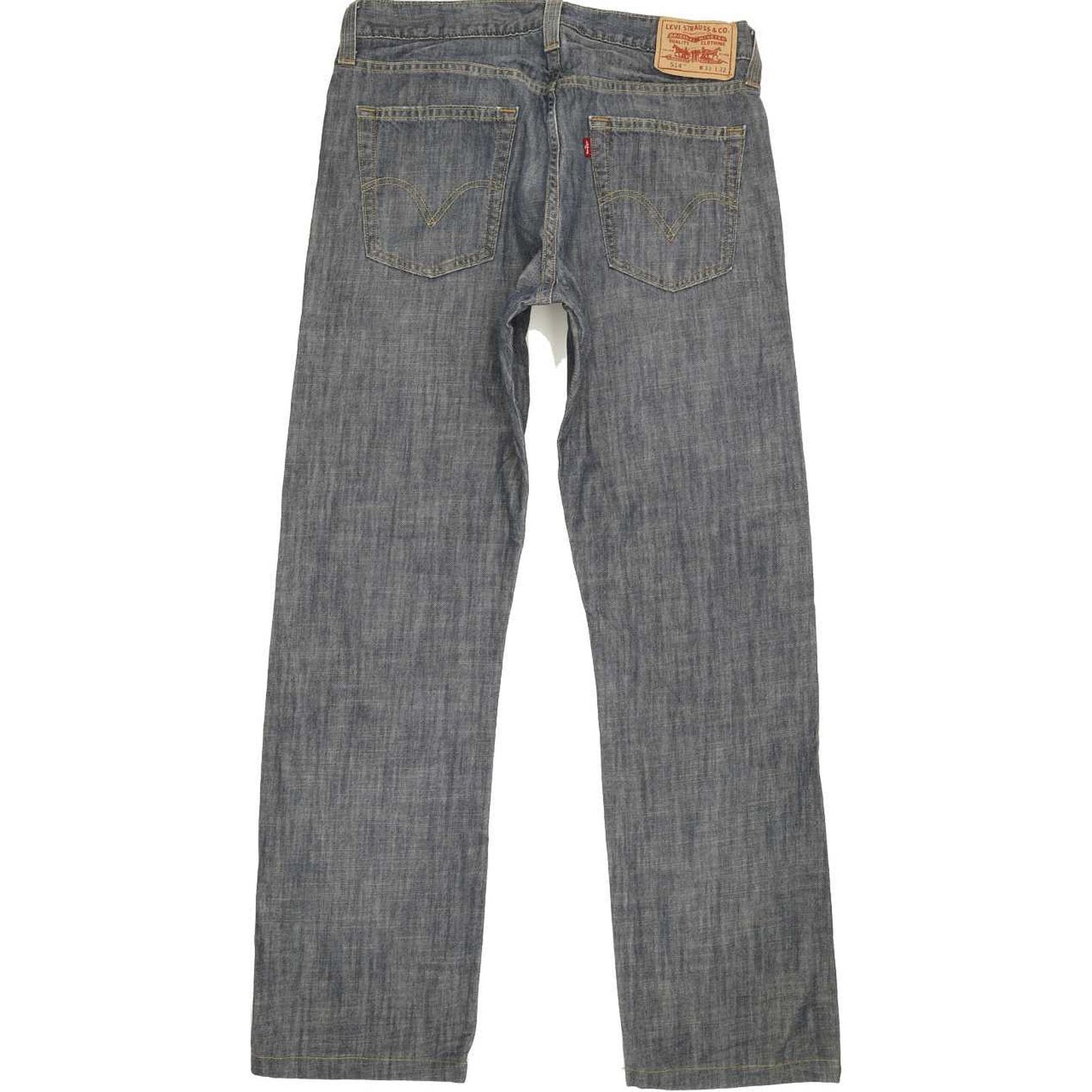 Levi's 514 Men Blue Straight Slim Jeans W33 L31