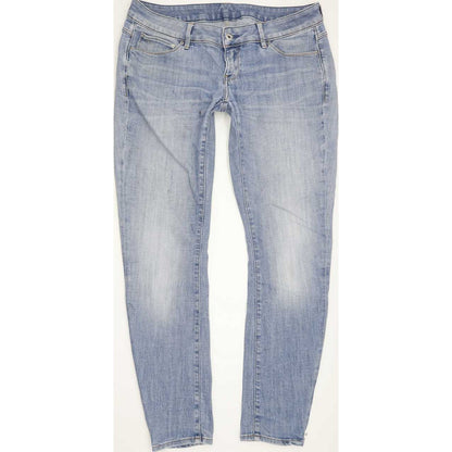 G-Star 3301 Low Men Blue Skinny Slim Jeans W33 L31