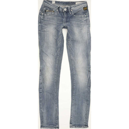 G-Star Ocean Women Blue Skinny Slim Stretch Jeans W28 L32