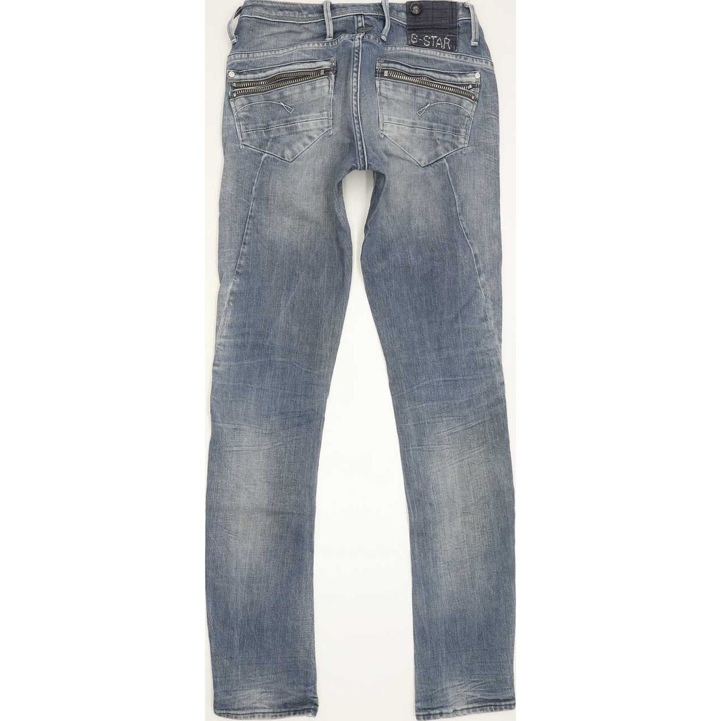 G-Star Ocean Women Blue Skinny Slim Stretch Jeans W28 L32