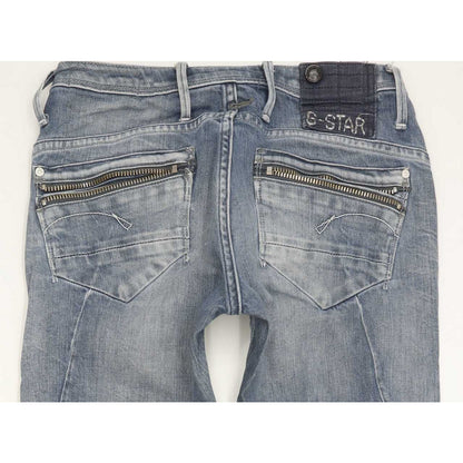 G-Star Ocean Women Blue Skinny Slim Stretch Jeans W28 L32
