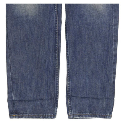 Lee Rider Men Blue Straight Regular Jeans W36 L34