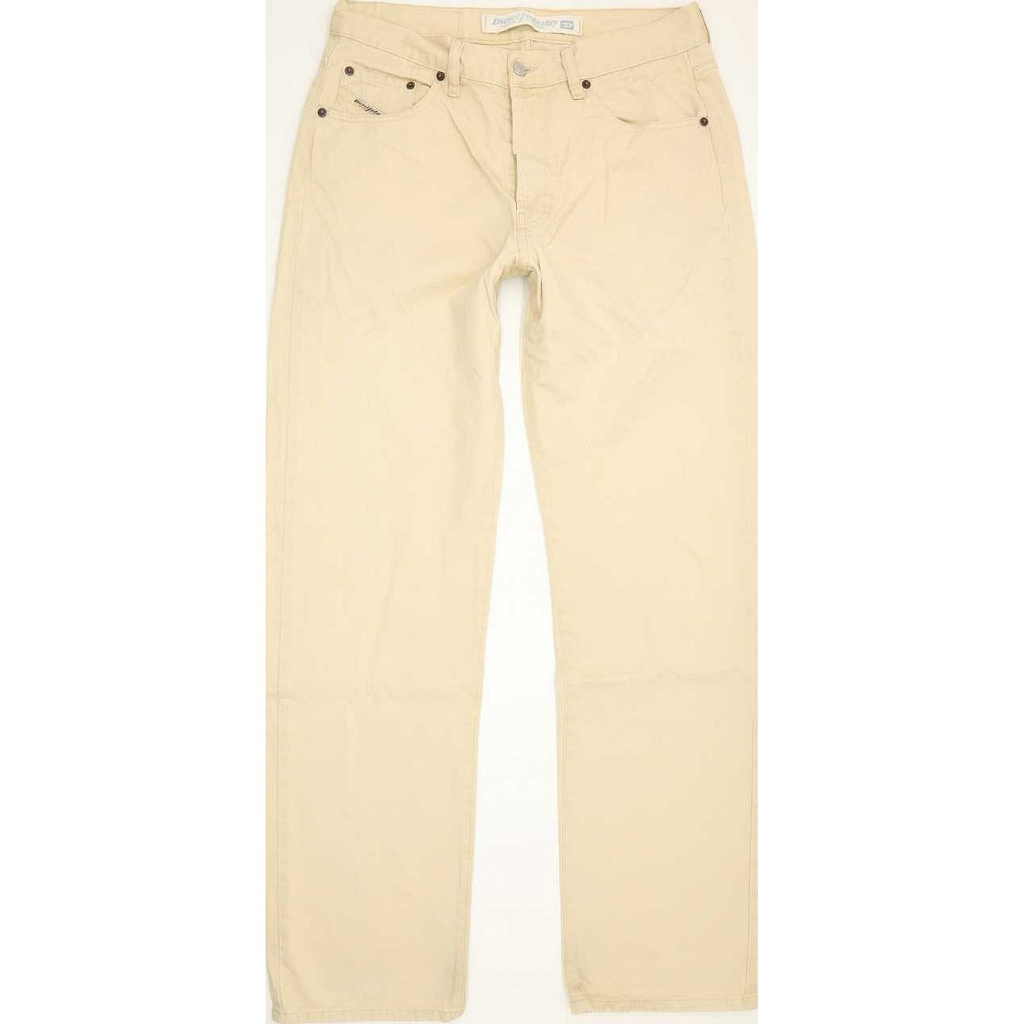 Diesel Cheyenne Men Beige Straight Regular Jeans W34 L33