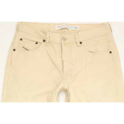Diesel Cheyenne Men Beige Straight Regular Jeans W34 L33
