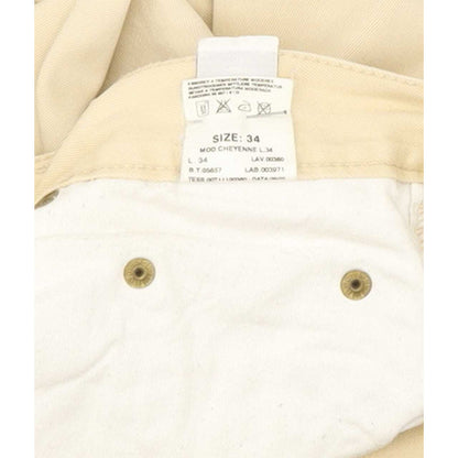 Diesel Cheyenne Men Beige Straight Regular Jeans W34 L33