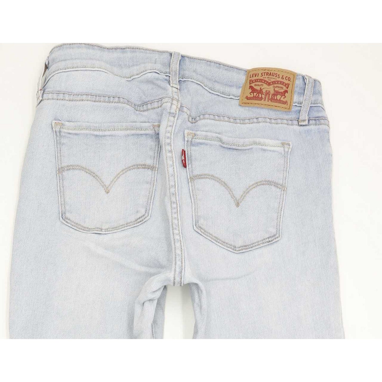 Levi's 711 Women Blue Skinny Slim Stretch Jeans W27 L32