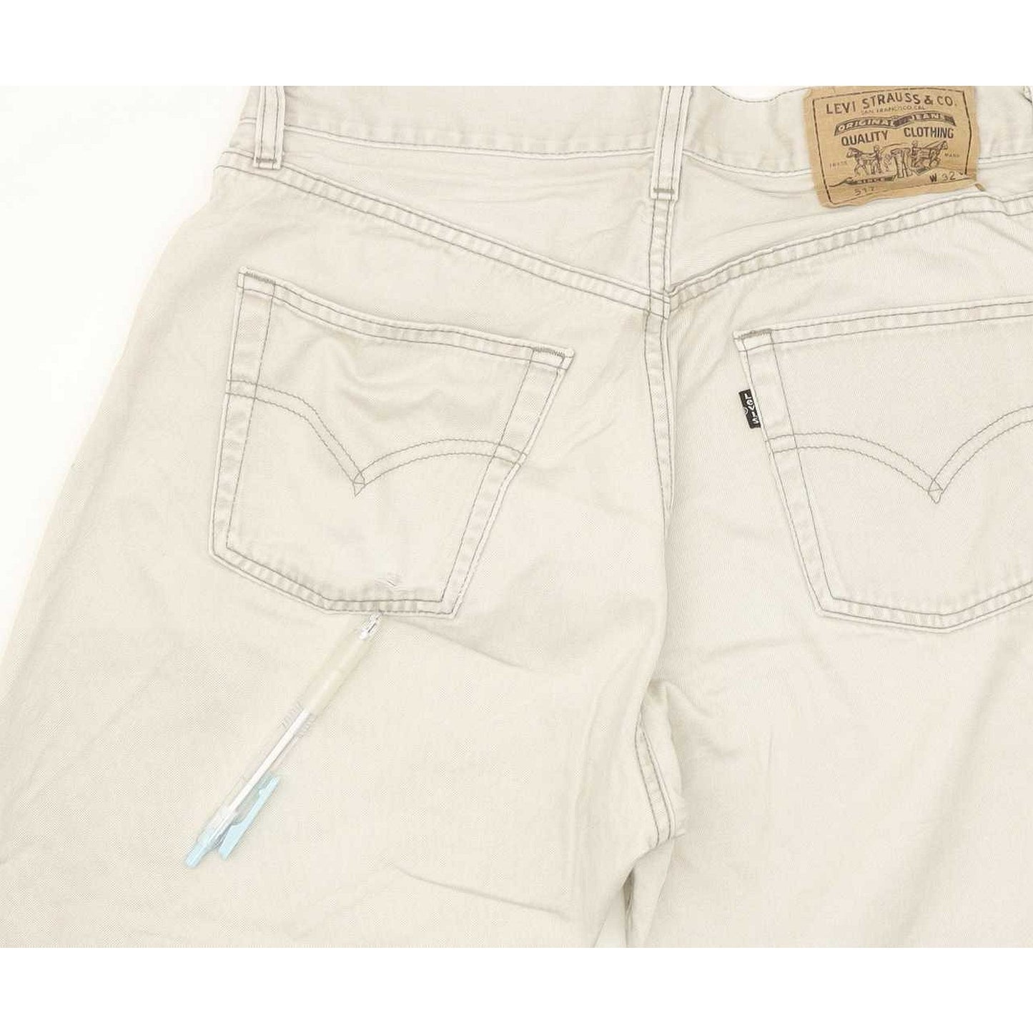 Levi's 517 Men Beige Straight Regular Jeans W32 L33