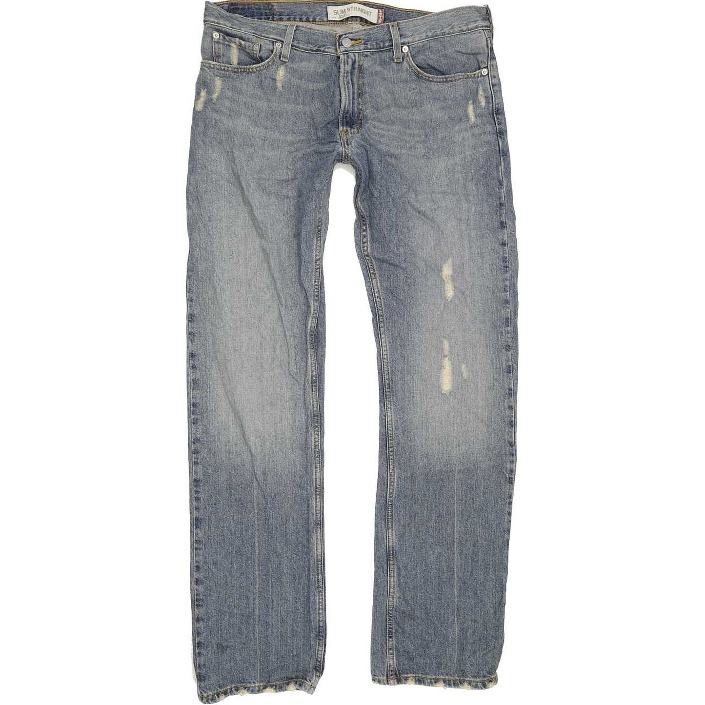Levi's 514 Men Blue Straight Slim Jeans W36 L34