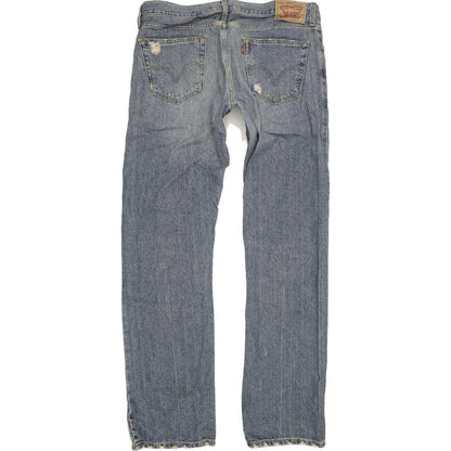 Levi's 514 Men Blue Straight Slim Jeans W36 L34