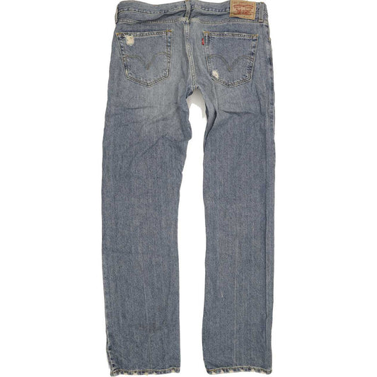 Levi's 514 Men Blue Straight Slim Jeans W36 L34