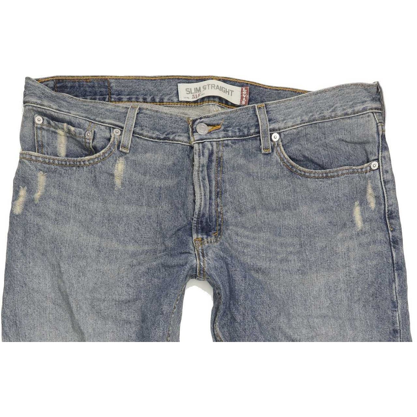 Levi's 514 Men Blue Straight Slim Jeans W36 L34