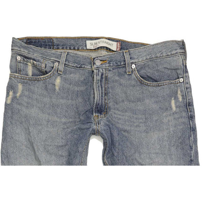 Levi's 514 Men Blue Straight Slim Jeans W36 L34