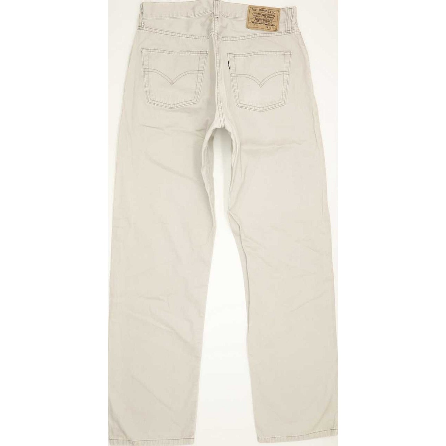 Levi's 517 Men Beige Straight Regular Jeans W33 L31