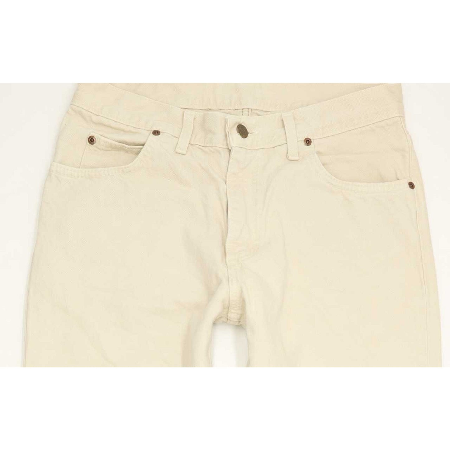 Lee Brooklyn Men Beige Straight Regular Jeans W33 L31