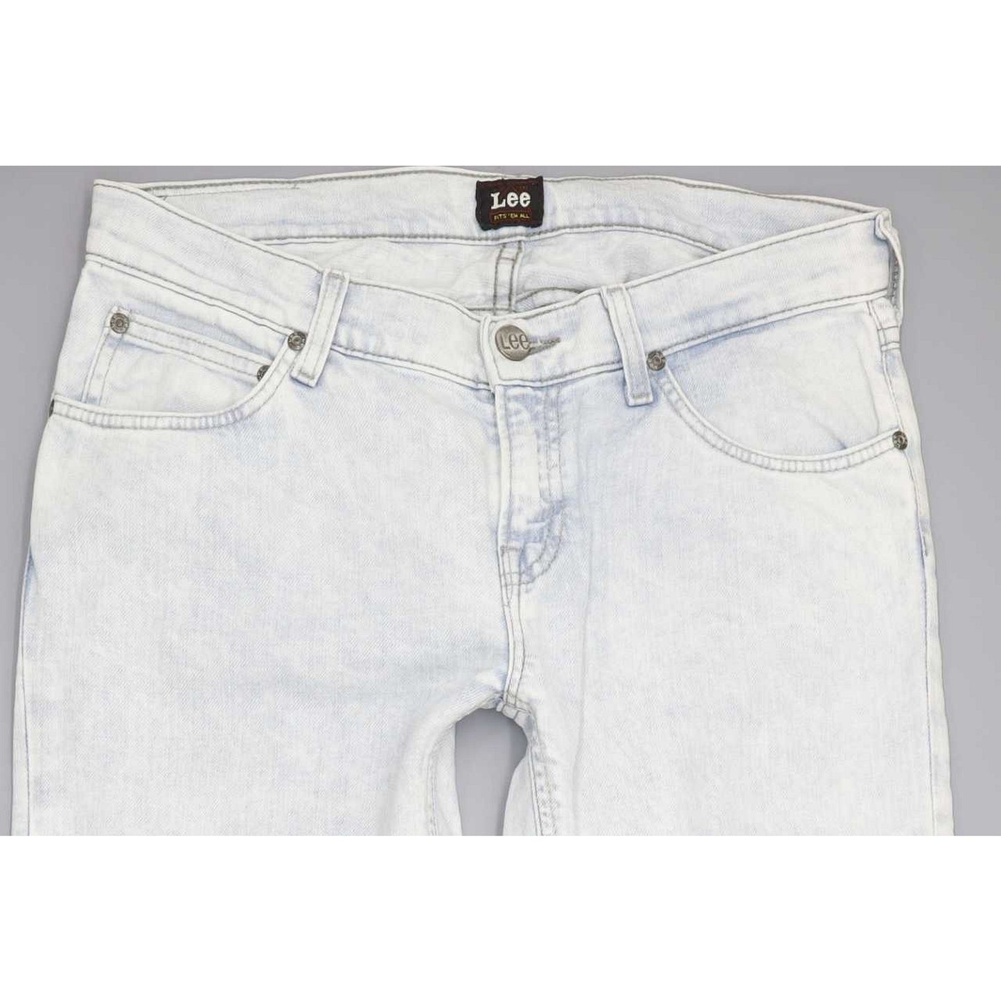 Lee Jade Women Blue Straight Regular Stretch Jeans W30 L32