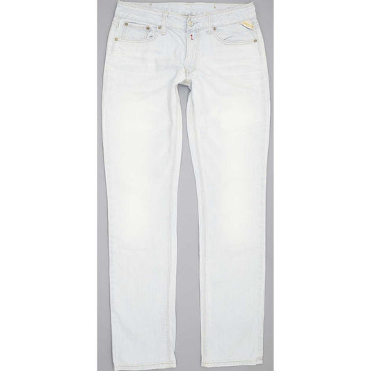 Replay Women Blue Straight Slim Stretch Jeans W30 L31