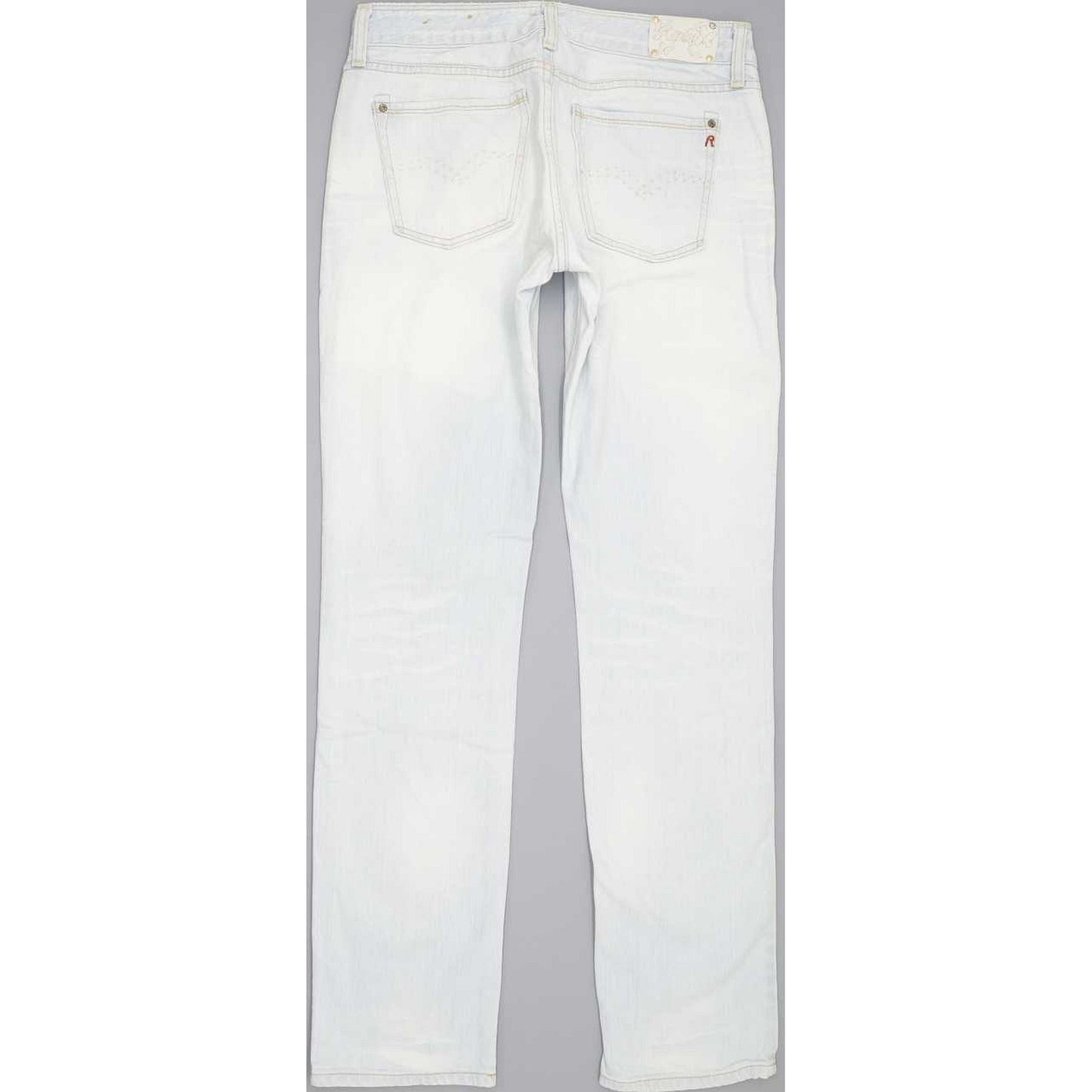 Replay Women Blue Straight Slim Stretch Jeans W30 L31