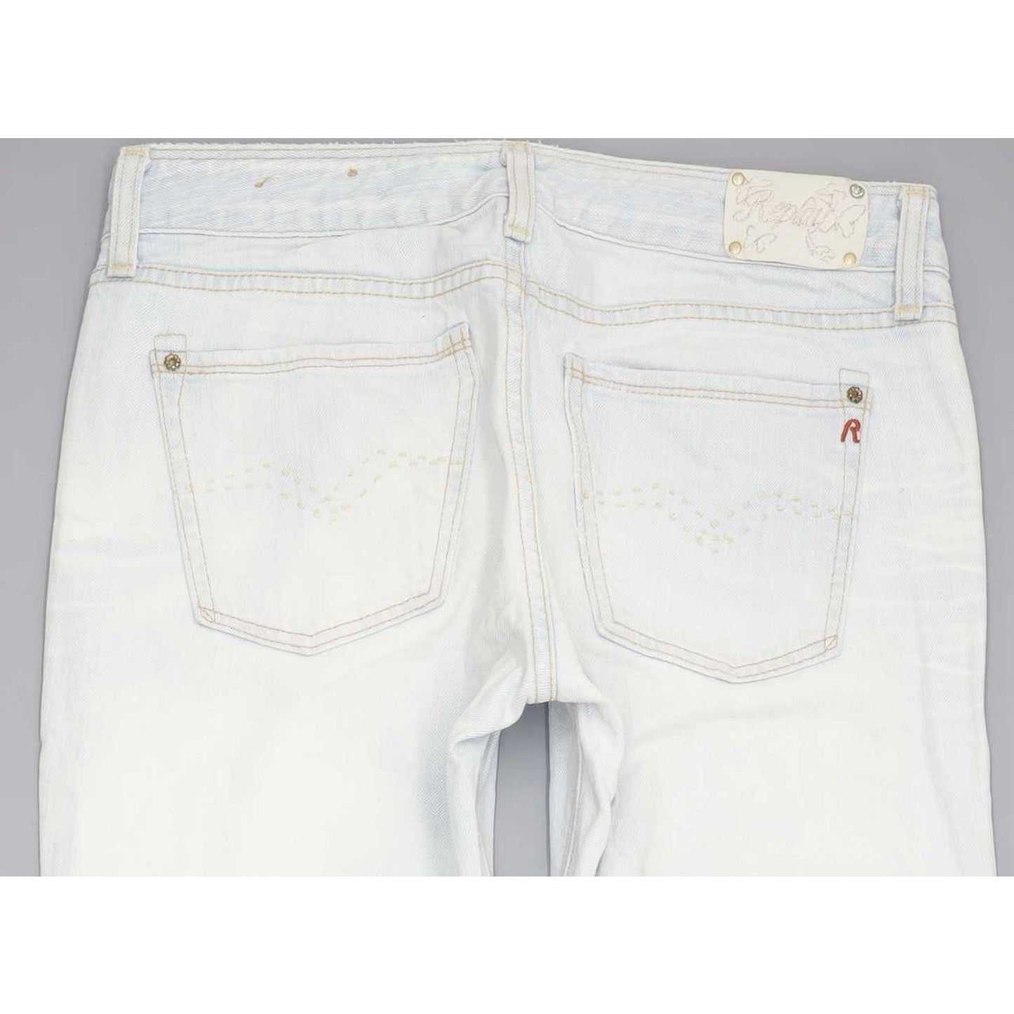 Replay Women Blue Straight Slim Stretch Jeans W30 L31