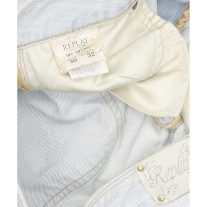 Replay Women Blue Straight Slim Stretch Jeans W30 L31