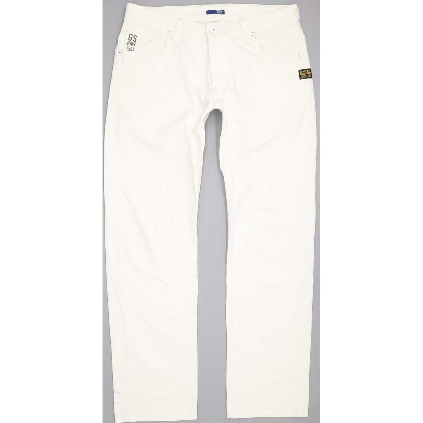 G-Star Attacc Men White Straight Slim Jeans W32 L31