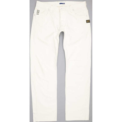 G-Star Attacc Men White Straight Slim Jeans W32 L31