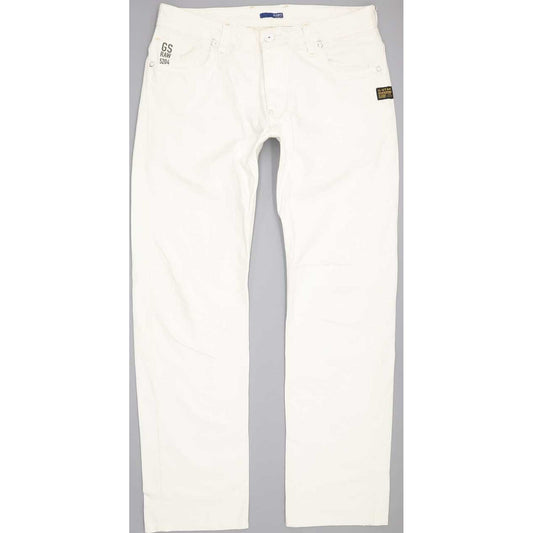 G-Star Attacc Men White Straight Slim Jeans W32 L31