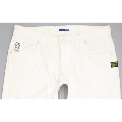 G-Star Attacc Men White Straight Slim Jeans W32 L31