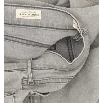 Levi's Mile High Rise Women Grey Skinny Stretch Jeans W27 L33