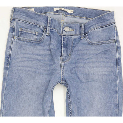 Levi's 710 Super Women Blue Skinny Slim Stretch Jeans W27 L27