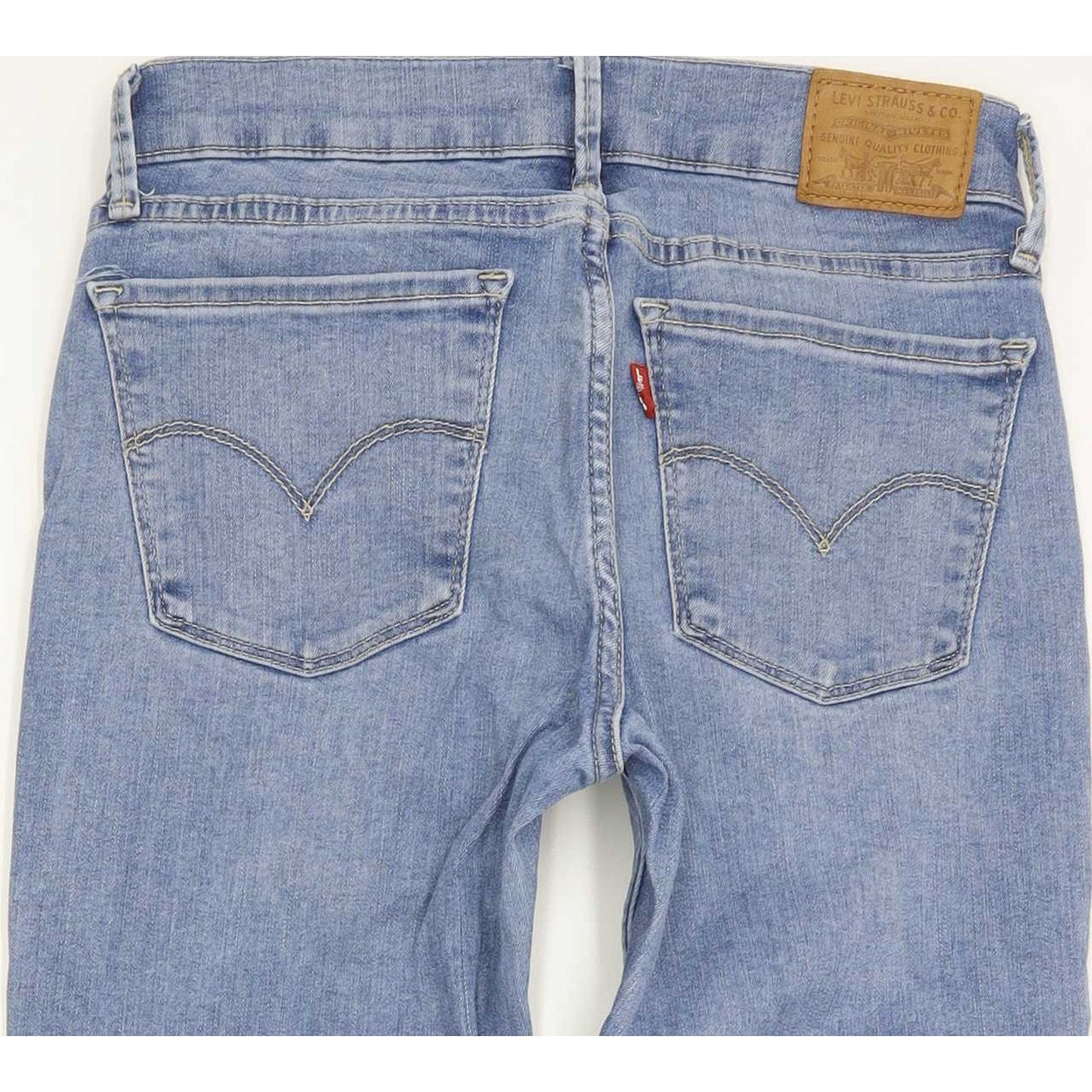Levi's 710 Super Women Blue Skinny Slim Stretch Jeans W27 L27