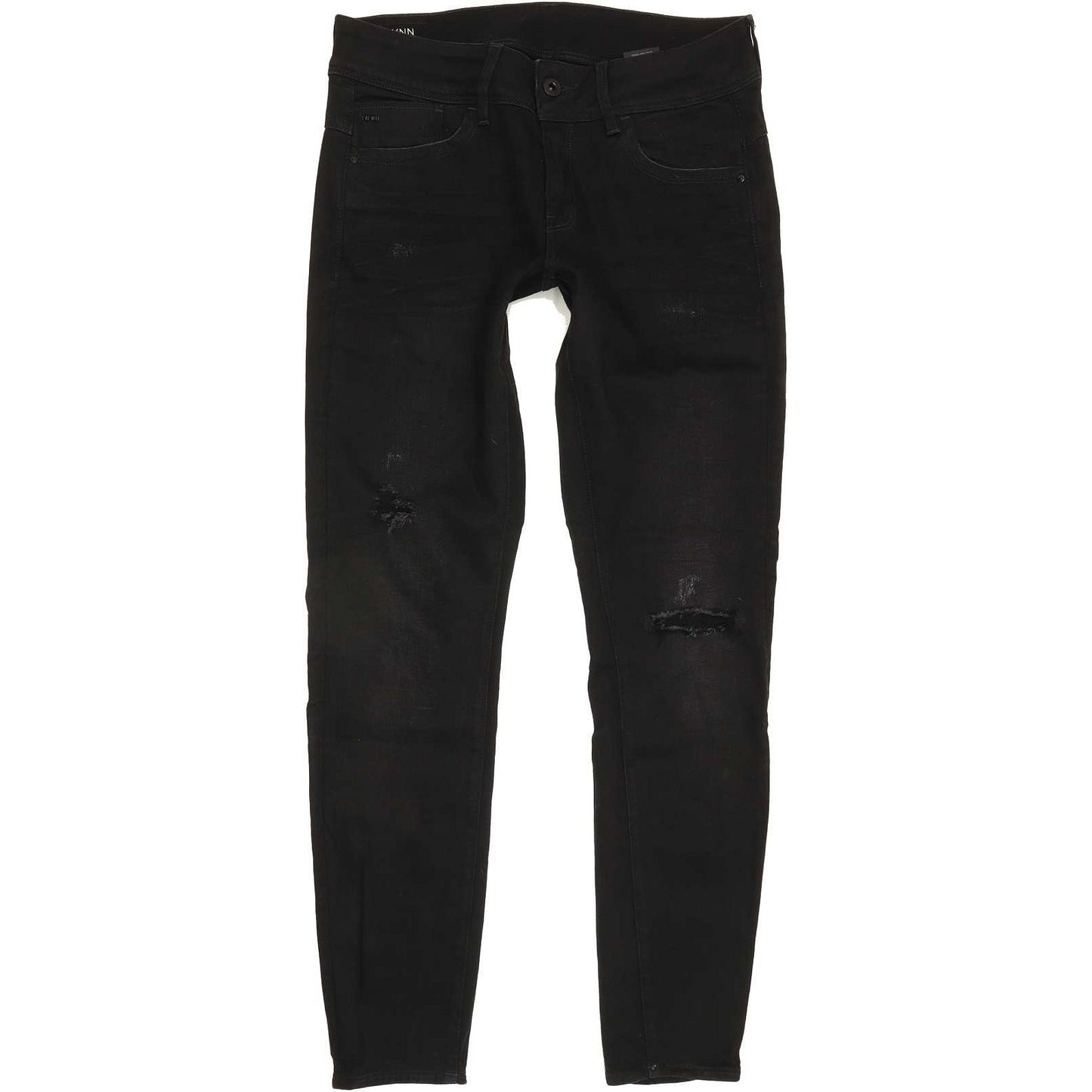 G-Star Lynn Mid Women Black Skinny Regular Stretch Jeans W31 L31