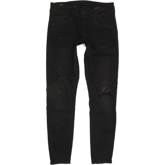 G-Star Lynn Mid Women Black Skinny Regular Stretch Jeans W31 L31